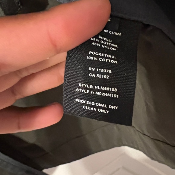 Dark Green Helmet Lang Zipper Shirt Jacket - Picture 6 of 7